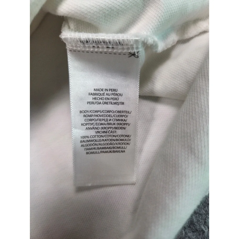 Polo Ralph Lauren Polo Shirt Mens Small White Polo Bear Tennis NYC Classic Fit